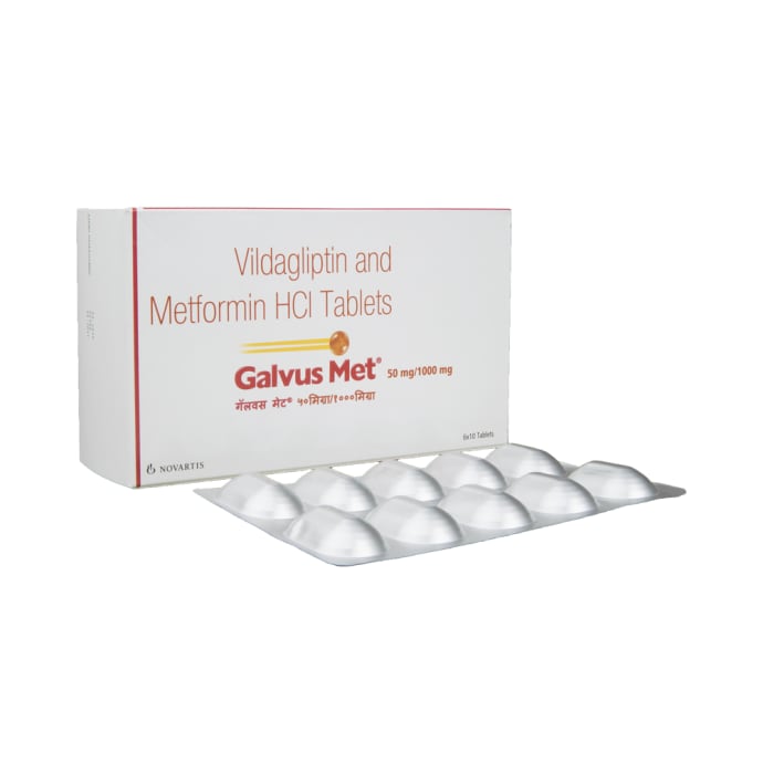 Galvus Met 50mg / 1000mg Tablet (10'S)