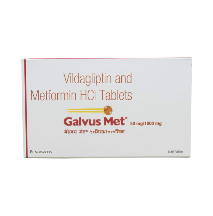 Galvus Met 50mg / 1000mg Tablet (10'S)