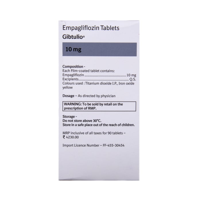 Gibtulio 10mg Tablet (10'S)