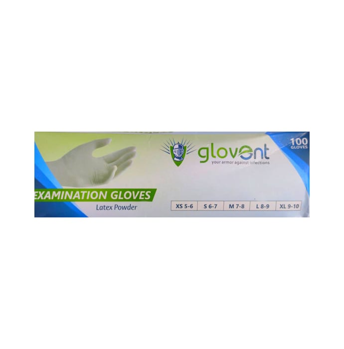 Glovent Examination Glove Small Latex Powder