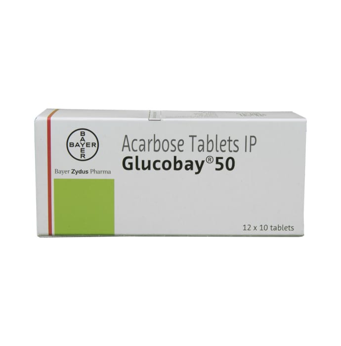 Glucobay 50mg Tablet (10'S)