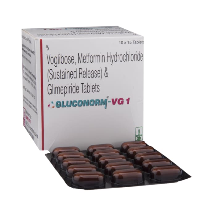 Gluconorm-VG 1 Tablet (15'S)