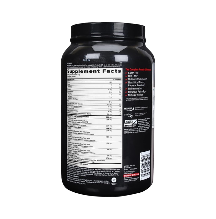 GNC AMP Gold Series Complete Protein Powder Natural Chocolate (2.58lb)