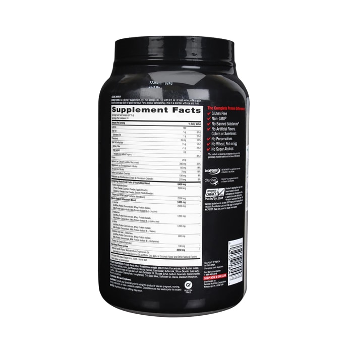 GNC AMP Gold Series Complete Protein Powder Natural Vanilla (2.52lb)