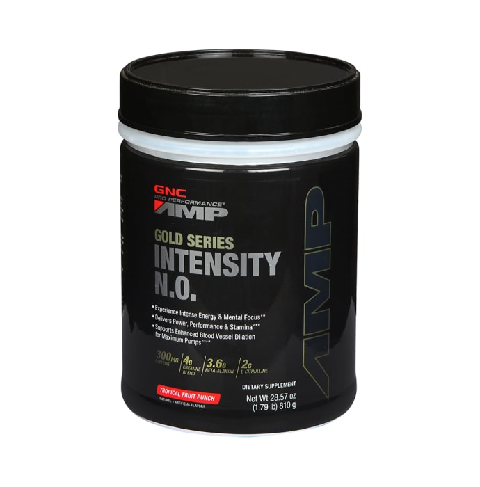 GNC AMP Gold Series Intensity N.O. Powder Tropical Fruit Punch (810gm)