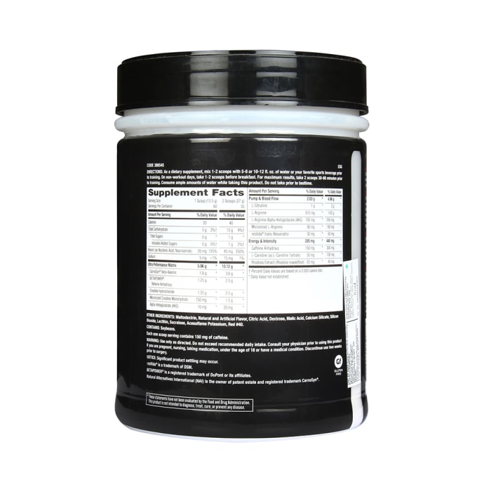 GNC AMP Gold Series Intensity N.O. Powder Tropical Fruit Punch (810gm)