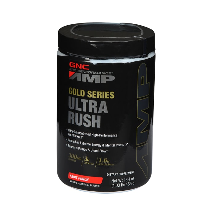 GNC Pro Performance AMP Gold Series Ultra Rush Fruit Punch (465gm)