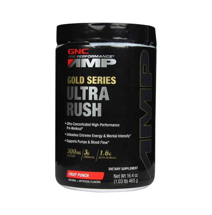 GNC Pro Performance AMP Gold Series Ultra Rush Fruit Punch (465gm)