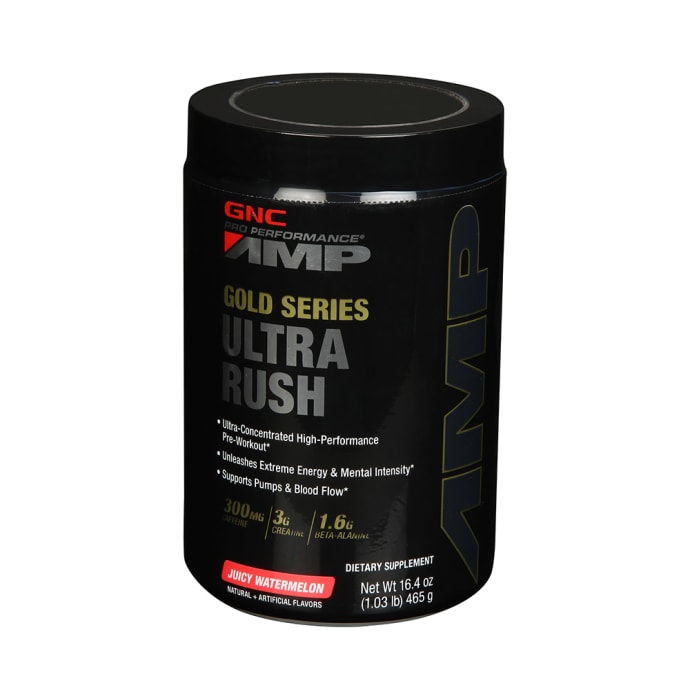 GNC Pro Performance AMP Gold Series Ultra Rush Juicy Watermelon (465gm)