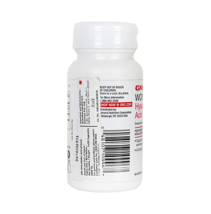 GNC Women's Hyaluronic Acid Capsule (30'S)