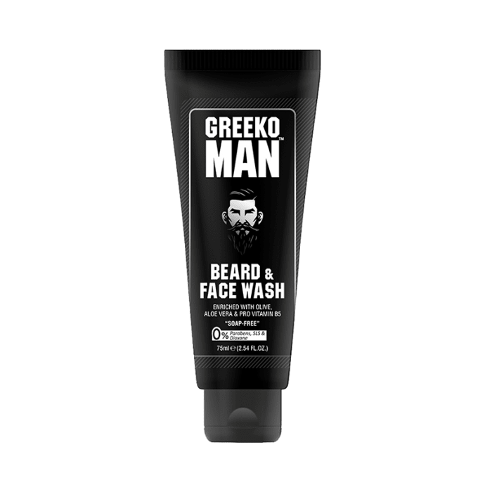 Greeko Man Beard & Face Wash (75ml)