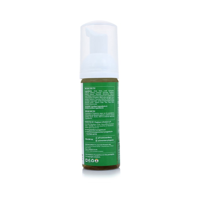 Greenberry Organics Face Wash Anti-Acne Foaming (50ml)