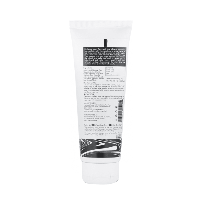 Greenberry Organics Face Wash Detox Charcoal (120ml)