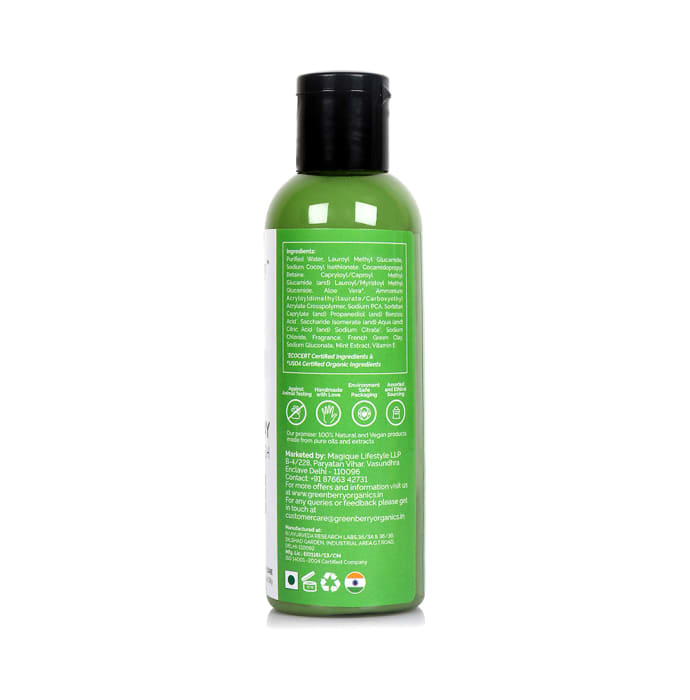 Greenberry Organics Face Wash Green Clay Mud (100ml)