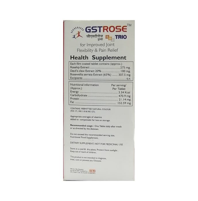 Gstrose Trio Tablet (10'S)