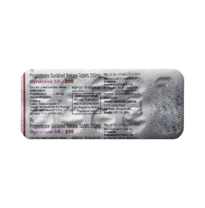 Gynarone 200mg Tablet SR (10'S)