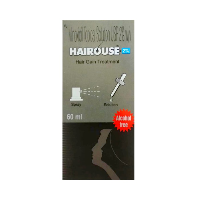 Hairouse 2% Solution Alcohol Free (60ml)