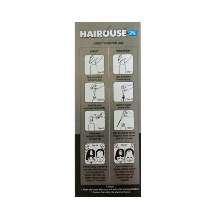 Hairouse 2% Solution Alcohol Free (60ml)