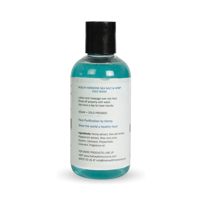 Health Horizons Sea Salt & Hemp Cleansing Face Wash (200ml)