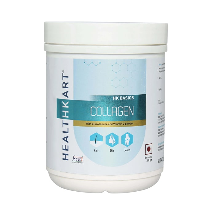 Healthkart collagen with glucosamine and vitamin c powder (200gm)