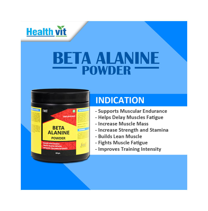 Healthvit beta-alanine powder (200gm)