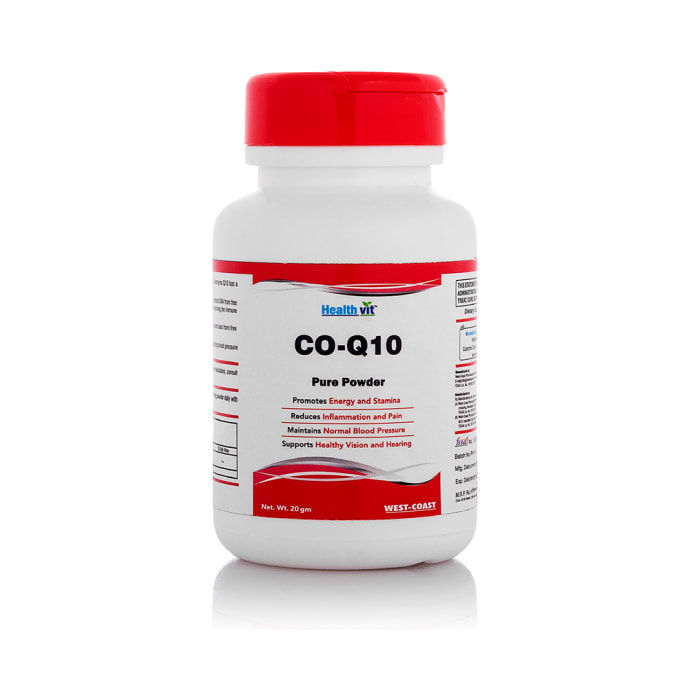 HealthVit CO-Q10 50mg Pure Powder (20gm)