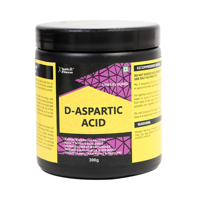 HealthVit D-Aspartic Acid Powder Unflavoured (300gm)