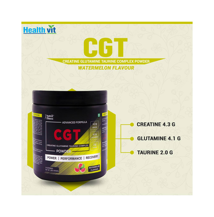 HealthVit Fitness CGT Powder Watermelon (300gm)