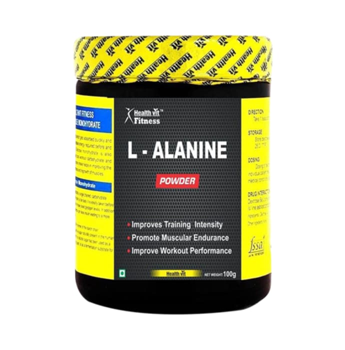 Healthvit fitness l-alanine powder (100gm)