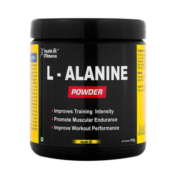 Healthvit fitness l-alanine powder (100gm)