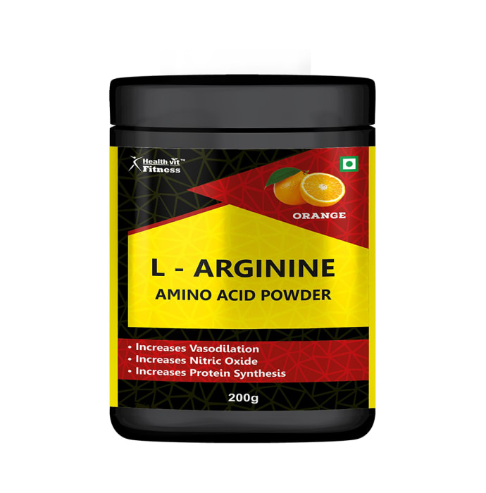 HealthVit Fitness L-Arginine Powder Orange (200gm)