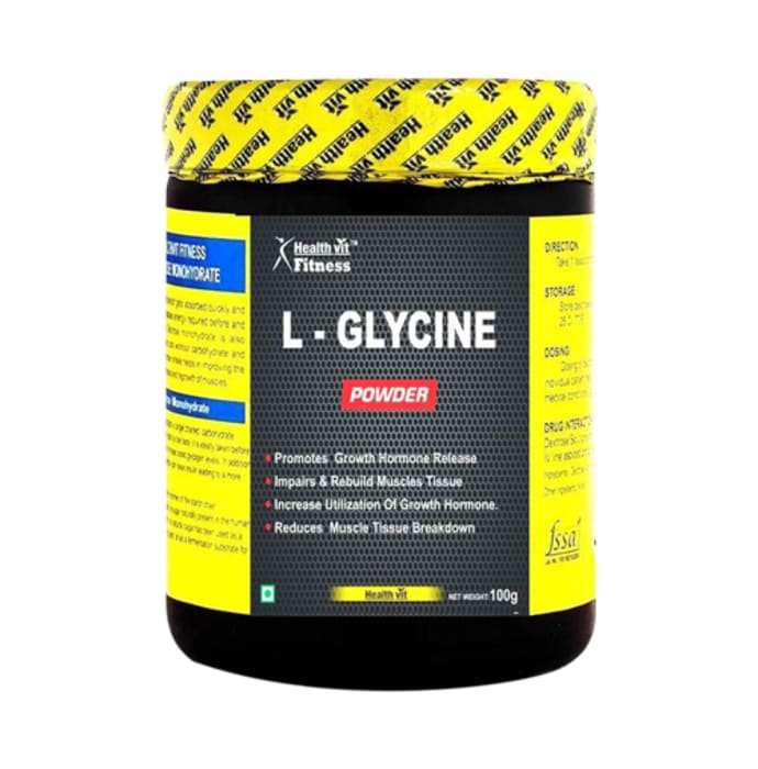 Healthvit fitness l-glycine powder (100gm)