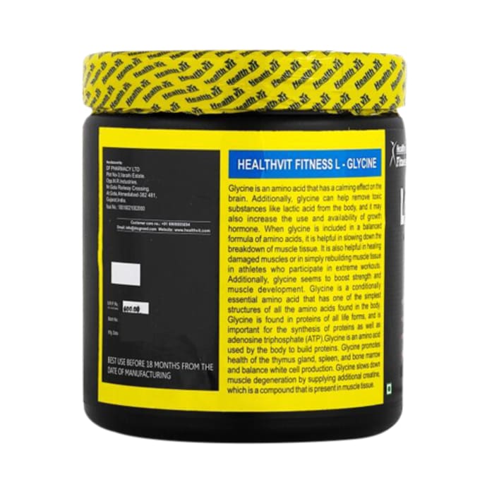 Healthvit fitness l-glycine powder (100gm)