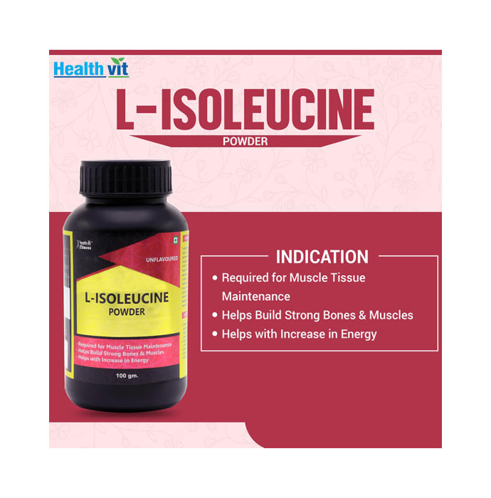 Healthvit fitness l-isoleucine powder