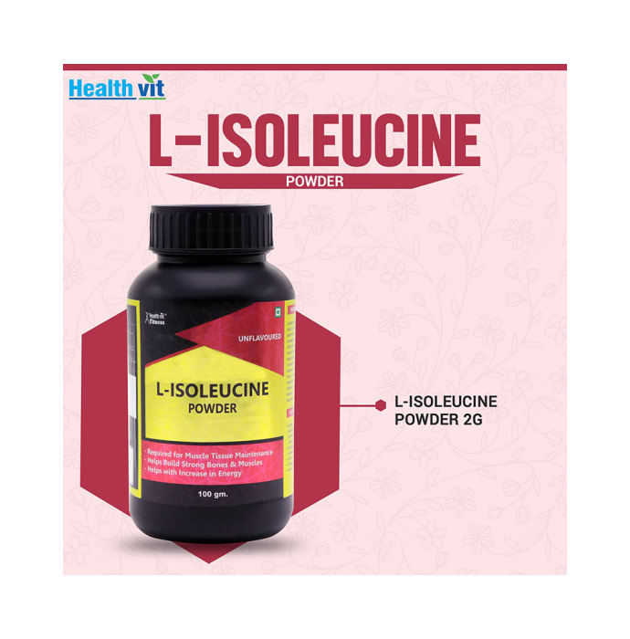 Healthvit fitness l-isoleucine powder