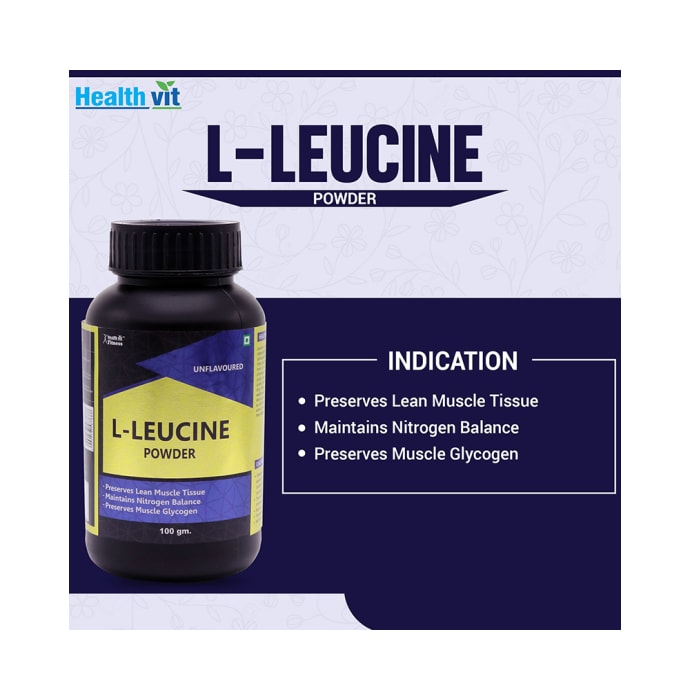 Healthvit fitness l-leucine powder