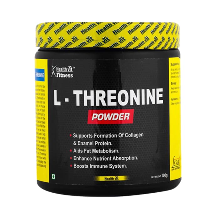 Healthvit fitness l-threonine powder (100gm)