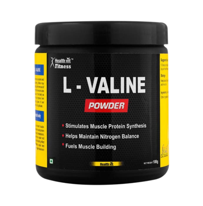 Healthvit fitness l-valine powder (100gm)