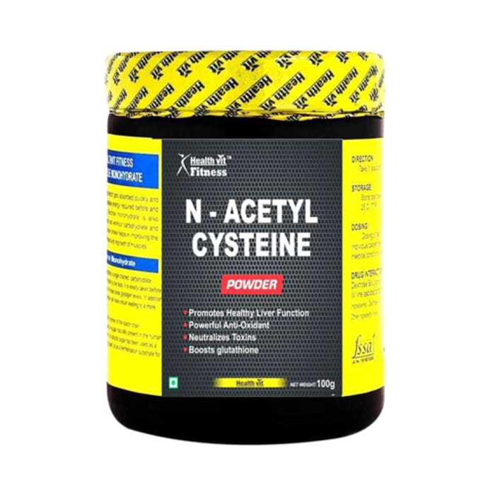 Healthvit fitness n-acetyl cysteine powder (100gm)