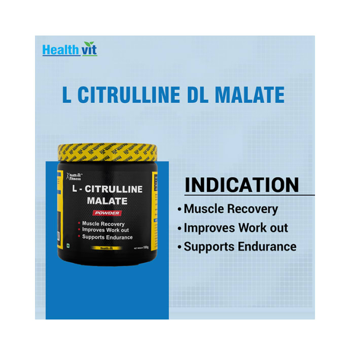 Healthvit l-citrulline malate powder (100gm)