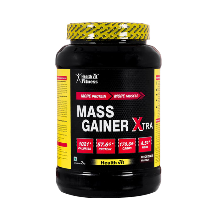 Healthvit mass gainer xtra powder chocolate