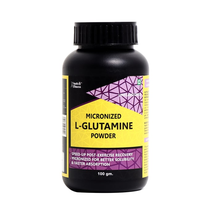 Healthvit micronised glutamine powder (100gm)