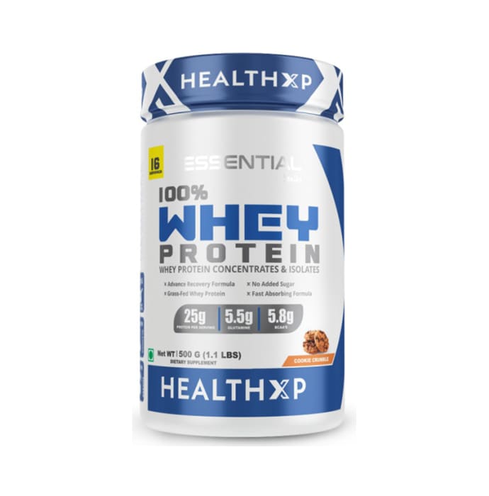 HealthXP 100% Whey Protein Cookie Crumble (1kg)