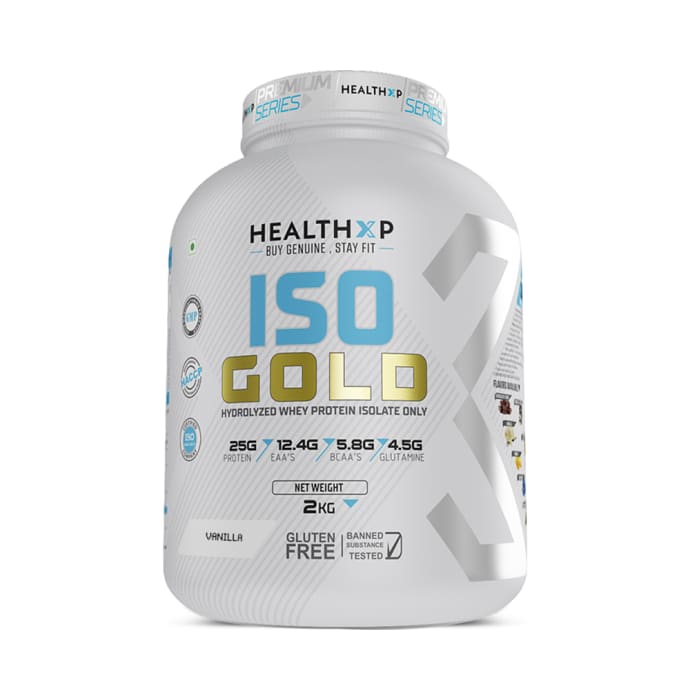 HealthXP Iso Gold Whey Protein Isolate Vanilla (1kg)