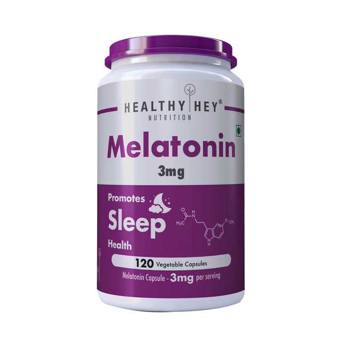 HealthyHey Melatonin 3mg Vegetable Capsule