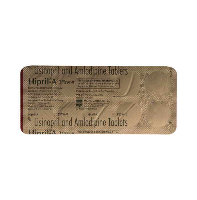 Hipril A 5mg / 5mg Tablet (10'S)