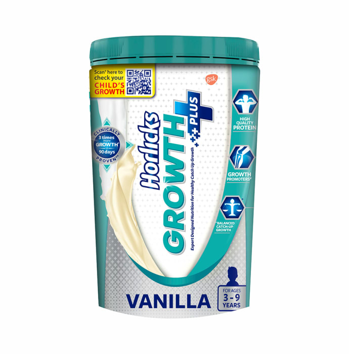 Horlicks Growth Plus Vanilla Pack of 2 (400gm)