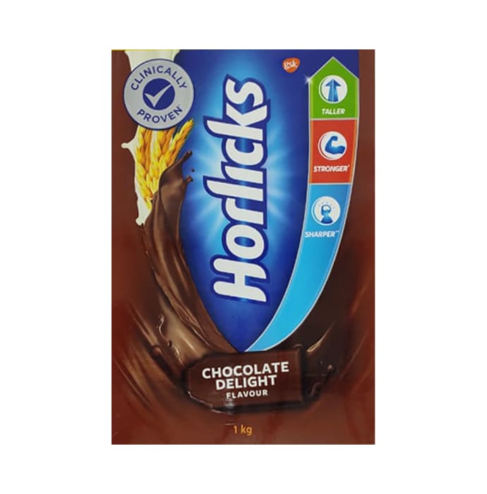 Horlicks Health and Nutrition Drink Refill Pack Chocolate Delight (1kg)