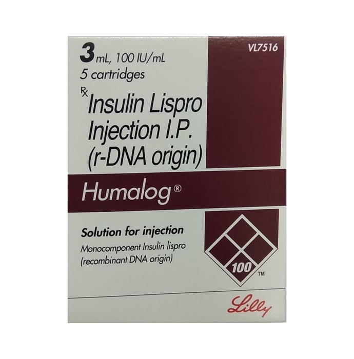 Humalog 100IU / ml Solution for Injection (3ml)