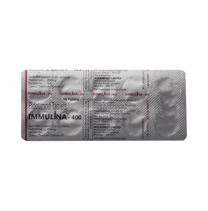 Immulina 400mg Tablet (10'S)